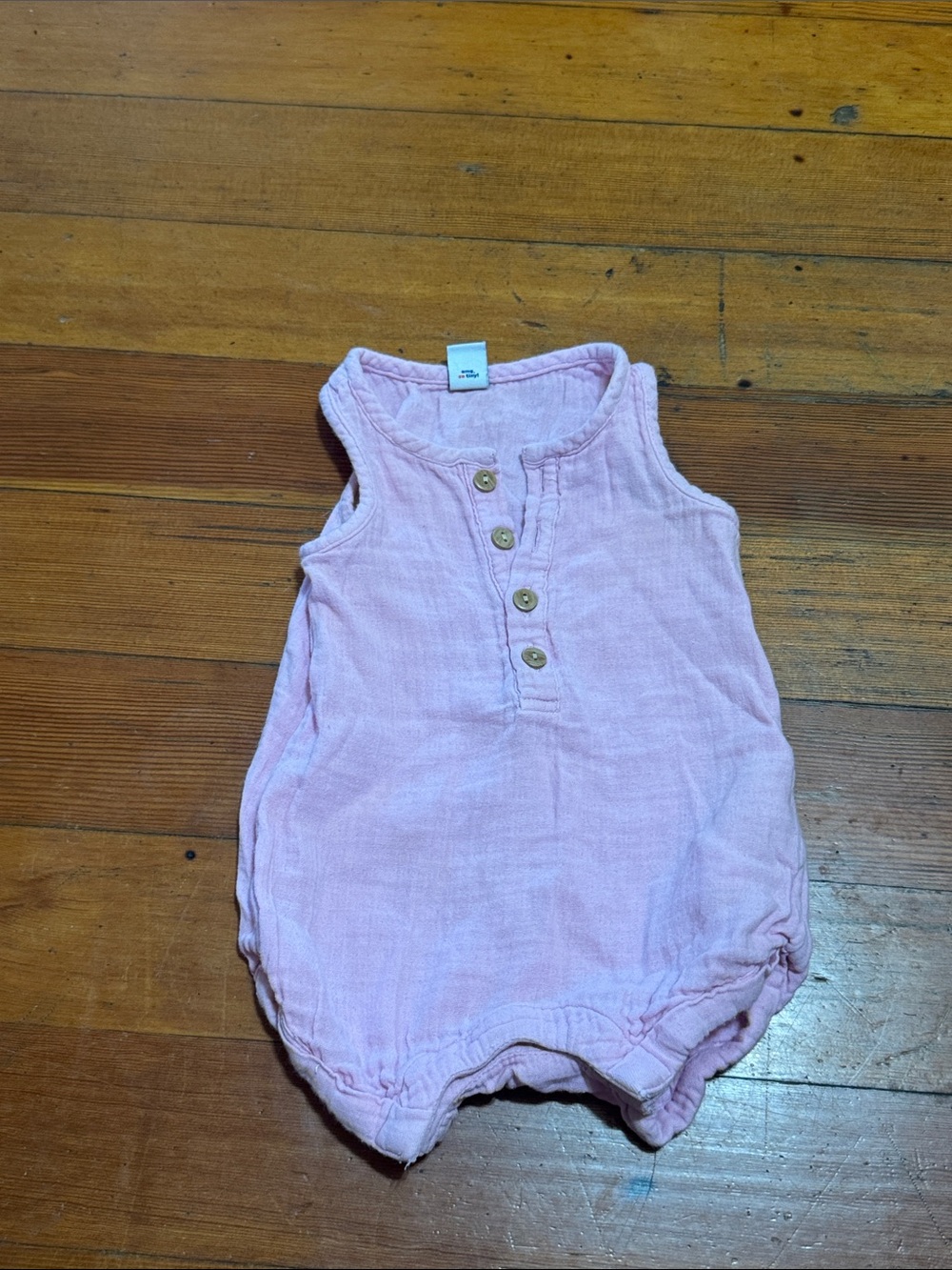 Old Navy Light Pink Baby One-Piece Romper